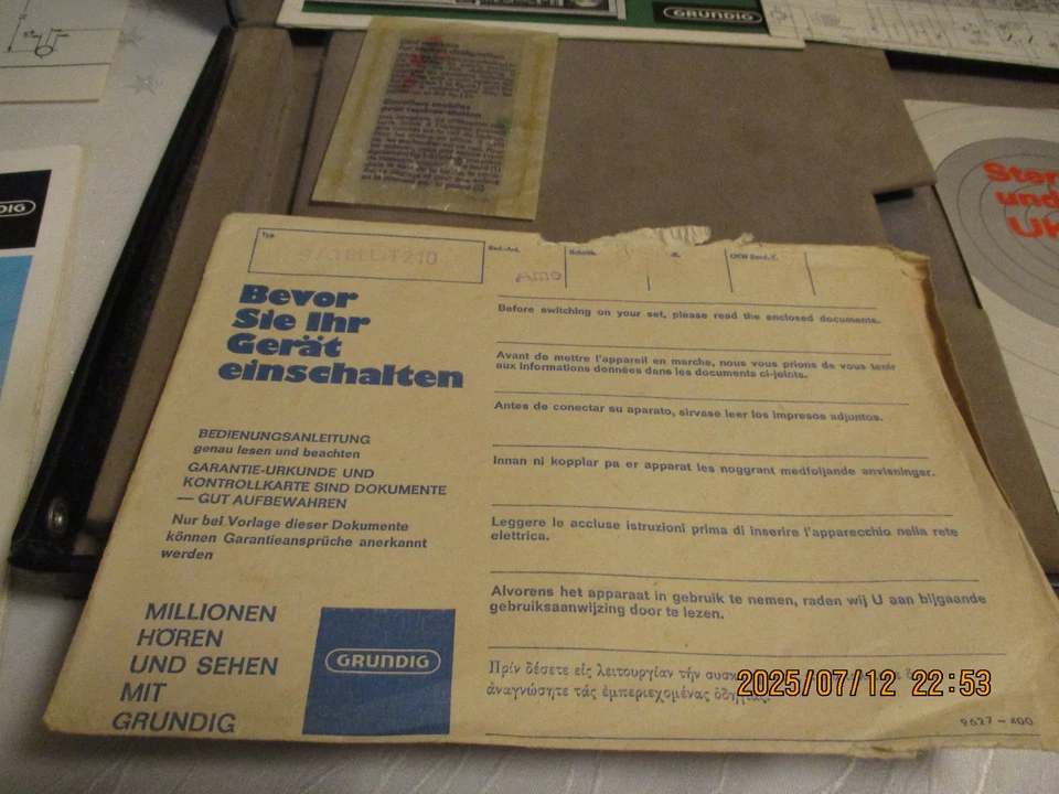 Bolsa para Gundig Satelit+ Sevice Manual con esquema y otros pares - Imagen 4 de 4