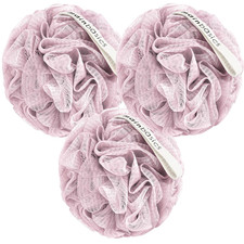 Bath Shower Loofah Sponge Pouf Body Scrubber Exfoliator Body Wash Sponge Set...
