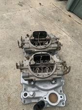 Edelbrock C26 Intake Manifold With Dual 625 Cfm Carter Carbs Edelbrock C26 Intake Manifold With Dual 625 Cfm Carter Carbs