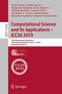 Sanjay Misra (u. a.) | Computational Science and Its Applications - ICCSA 2019