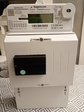 Elektrizitätszähler Sagemcom Smart 4 BZ-SLP mit Leistungsschalter. Top Zustand