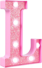 LED Marquee Light up Letters L   Light up Number Sign for Birthday Party,Girls R