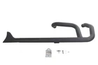 Wyatt Gatling 2:1 Fishtail Exhaust Header Pipe Black for Harley-Davidson