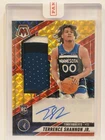 TERRENCE SHANNON JR 2024-25 MOSAIC RPA ROOKIE PATCH CHOICE RED YELLOW AUTO Q4244