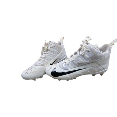 Nike Alpha Huarache 6 Pro Lax Lacrosse Cleat White Black 904581-101 Mens Size 13
