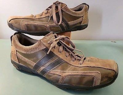Skechers Vtg Brown Leather Suede Sneakers Mens Size 13 62861 Casual