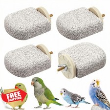 CZWESTC Bird Perch Set - Calcium Stone, Beak Grinding, Foot Trimmer