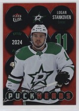 2024-25 Upper Deck Fleer Ultra Puckheads Red /99 Logan Stankoven #PH-38 0il7