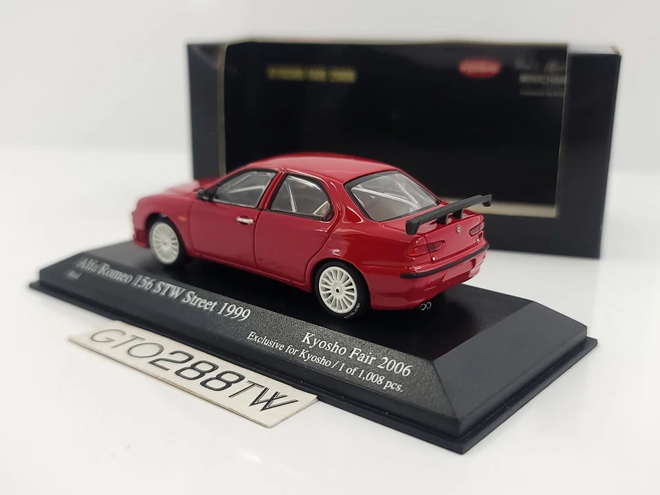 Minichamps 1:43 scale Alfa Romeo 156 STW Street 1999 Kyosho Fair 2006 433992003 - Image 3 of 4