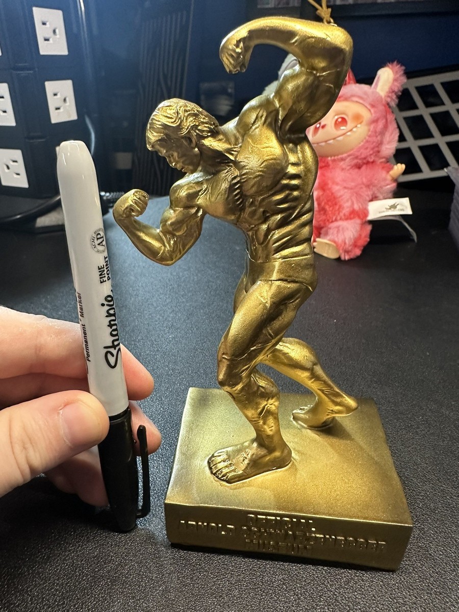 Arnold Schwarzenegger Statue 6.5 Inch Gold Arnold Classic Arnold