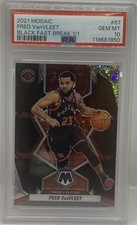 2021 Panini Mosaic Fred VanVleet #67 Black Fast Break Disco Prizm 1/1 PSA 10 SSP