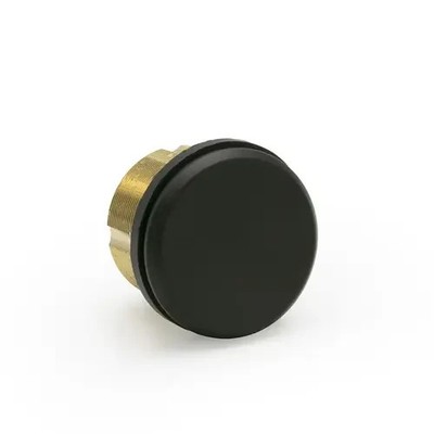 FHC Mortise Dummy Cylinder with 3MM Trim Ring - Matte Black RCT30MB