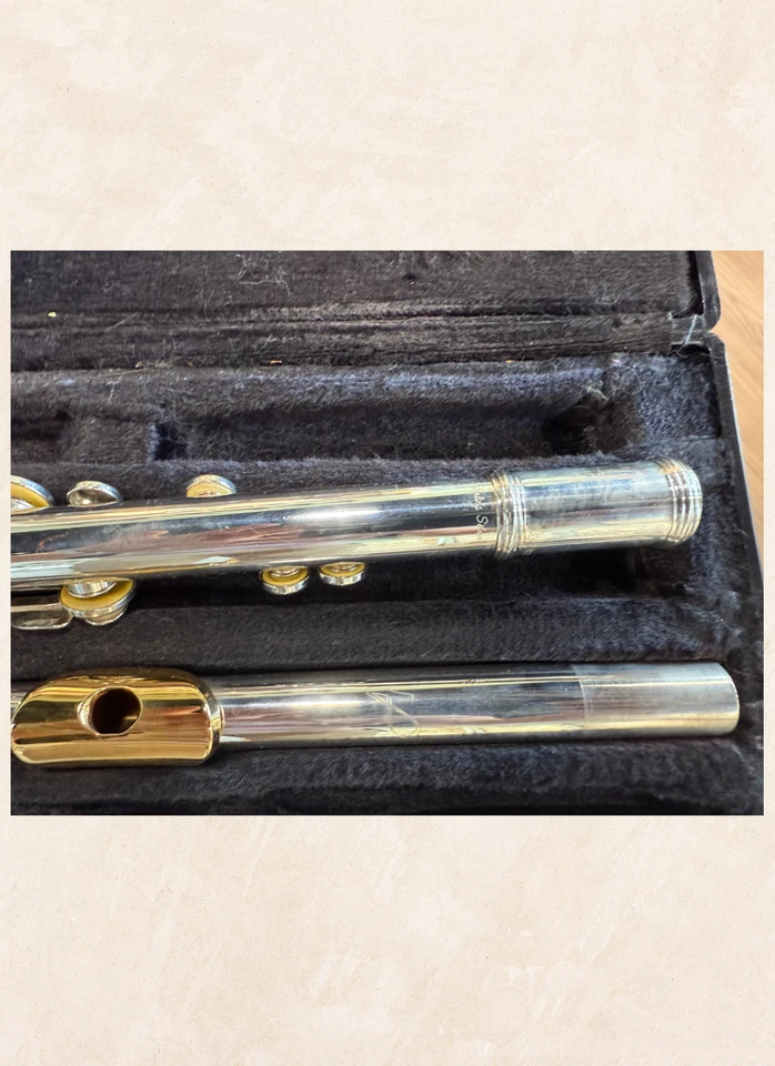 Flauta Armstrong 87 EE. UU. Plata Esterlina Pared Fina P4 Con Estuche RARO EXCELENTE Foto 4 de 4