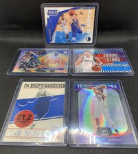 ✨ LOT OF 5 LUKA DONCIC CARDS W/ ROOKIE RC SILVER HOLO PANINI IN MOTION LA LAKERS