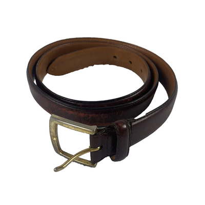 Brooks Brothers 346 Mens Brown Leather Brooks Brothers 346 Mens Sz 40 Brown Leather Belt | eBay main image 3