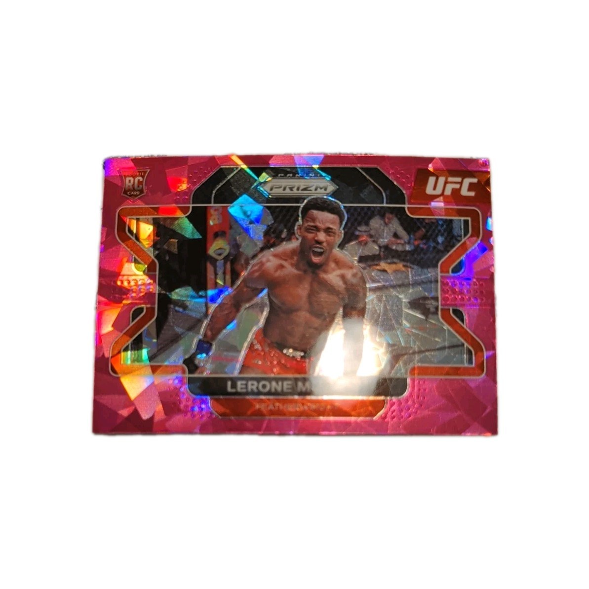 Lerone Murphy 2022 Panini Prizm UFC Rookie RC - CRACKED PINK ICE - #6 - Rookie