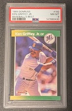 1989 Donruss Baseball's Best #192 Ken Griffey Jr PSA 8