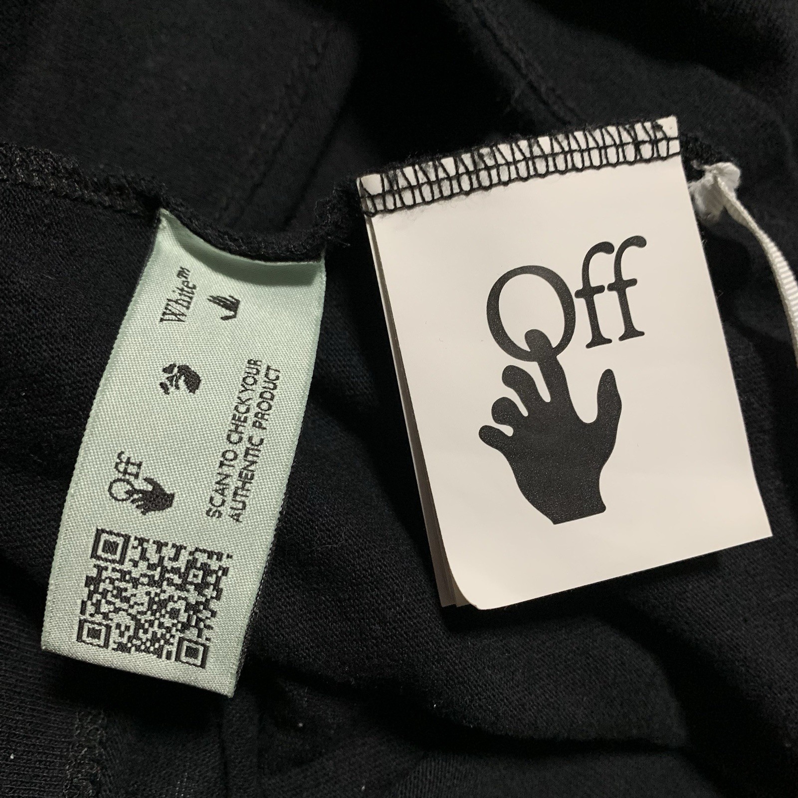 Off White Small Pascal Arrows Black Tee Virgil Ab… - image 8