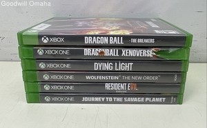 Lot of 6 Untested Assorted Xbox One Video Games including Dragon Ball