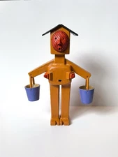 Hand Built Abstract Cubist Ceramic Human Sculpture Figure Statue Modern OOAK ART