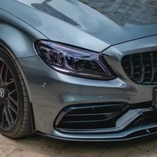 Front Bumper Lip Diffuser Spoiler for Mercedes-Benz C-Class W205 C205 C63 AMG