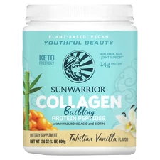 2 X Sunwarrior, Collagen Building Protein Peptides with Hyaluronic Acid and Biot