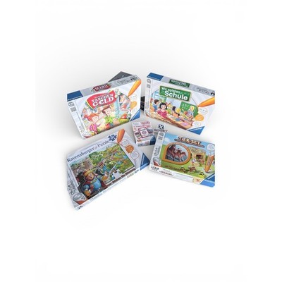 Ravensburger tiptoi Learning Games Bundle Wissen & Quizzen FC Bayern Schule