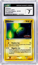 Pokemon TCG CGC 7 Chinchou 49/108 Reverse Holo EX Power Keepers 2007 on eBay