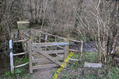 Photo A2 West Somerset : Footbridge Coppleham A footbridge heading acros c2014