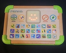 LeapFrog Touch  Learn Nature ABC Board Wooden "Tablet"  LED Screen Games More