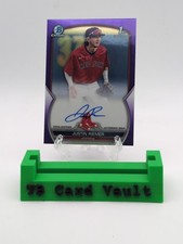 2023 Bowman Draft - Chrome Prospect Autographs Justin Riemer #CDA-JRI Purple...