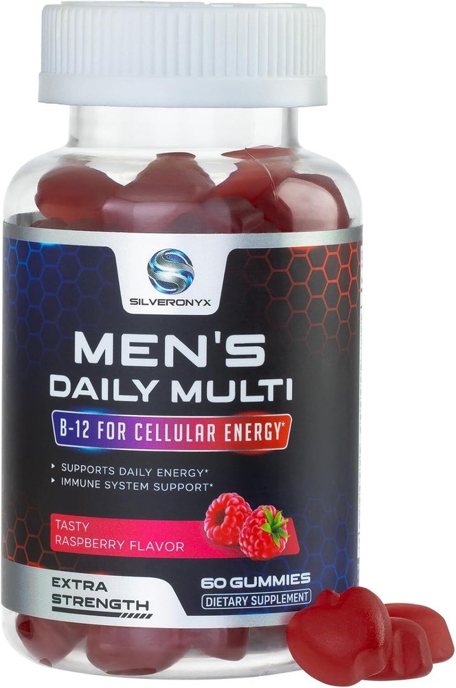Men's Multivitamin Gummies - Complete with 3x B12 for Cellular Energy