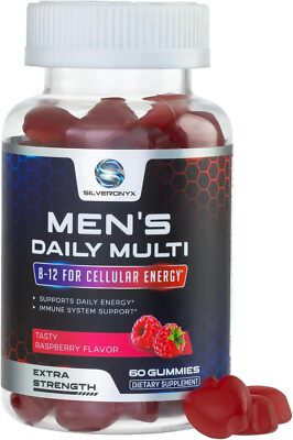 Men's Multivitamin Gummies - Complete with 3x B12 for Cellular Energy