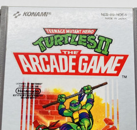 Teenage Mutant Hero Turtles II 2 The Arcade Game Nintendo NES NES 89 NOE 1