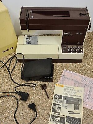 Comprar Vintage PFAFF Tipmatic 1037 Electric Sewing Machine 48 Promgramme 1985 Germany