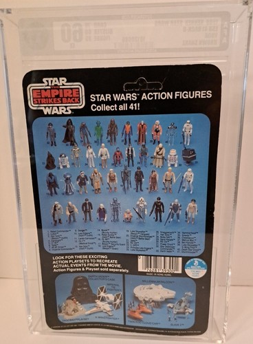 Vintage Star Wars YODA MOC ESB 41 Back AFA 60 Graded 1980 Kenner Brown Snake - Picture 13 of 21