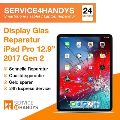 iPad Pro 12.9'' 2017 Gen 2 Display Frontglas Display Glas Austausch Reparatur