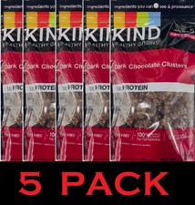 5x KIND Healthy Grains DARK CHOCOLATE CLUSTERS Granola 11 oz Bag - 5 PACK