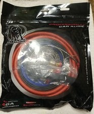 Bullz Audio 4 Gauge Amplifier Wiring Kit Gold Edition BGE4RB 2000 Watts