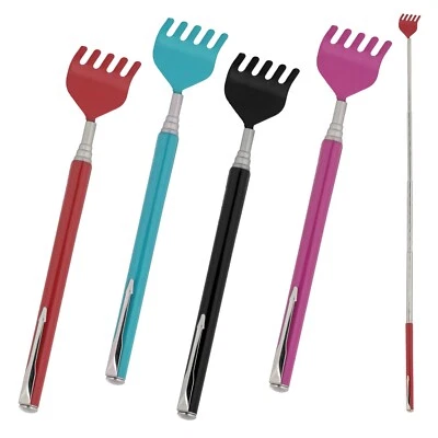 BEST CHOICE Rückenkratzer Teleskopstab Kratzhilfe Rücken Ausziehbar 4 Farben Edelstahl 50 cm
