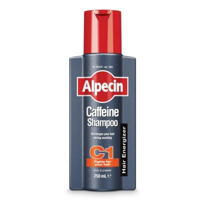 Alpecin C1 Caffeine Shampoo, 8.45 fl oz, Caffeine Shampoo Cleanses the Scalp