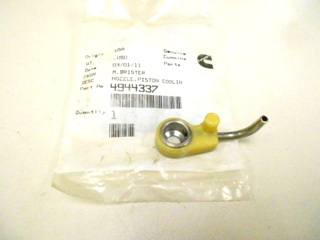 4944337 CUMMINS ENGINE PISTON COOLING NOZZLE | eBay
