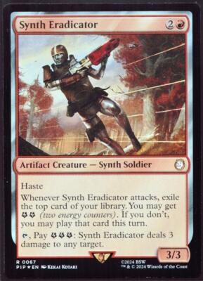 Synth Eradicator-67 Foil MTG Fallout