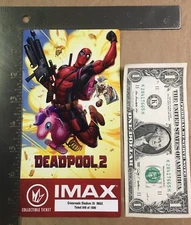 "Deadpool 2" Regal IMAX Collectible Ticket Ryan Reynolds Artist Patrick Brown