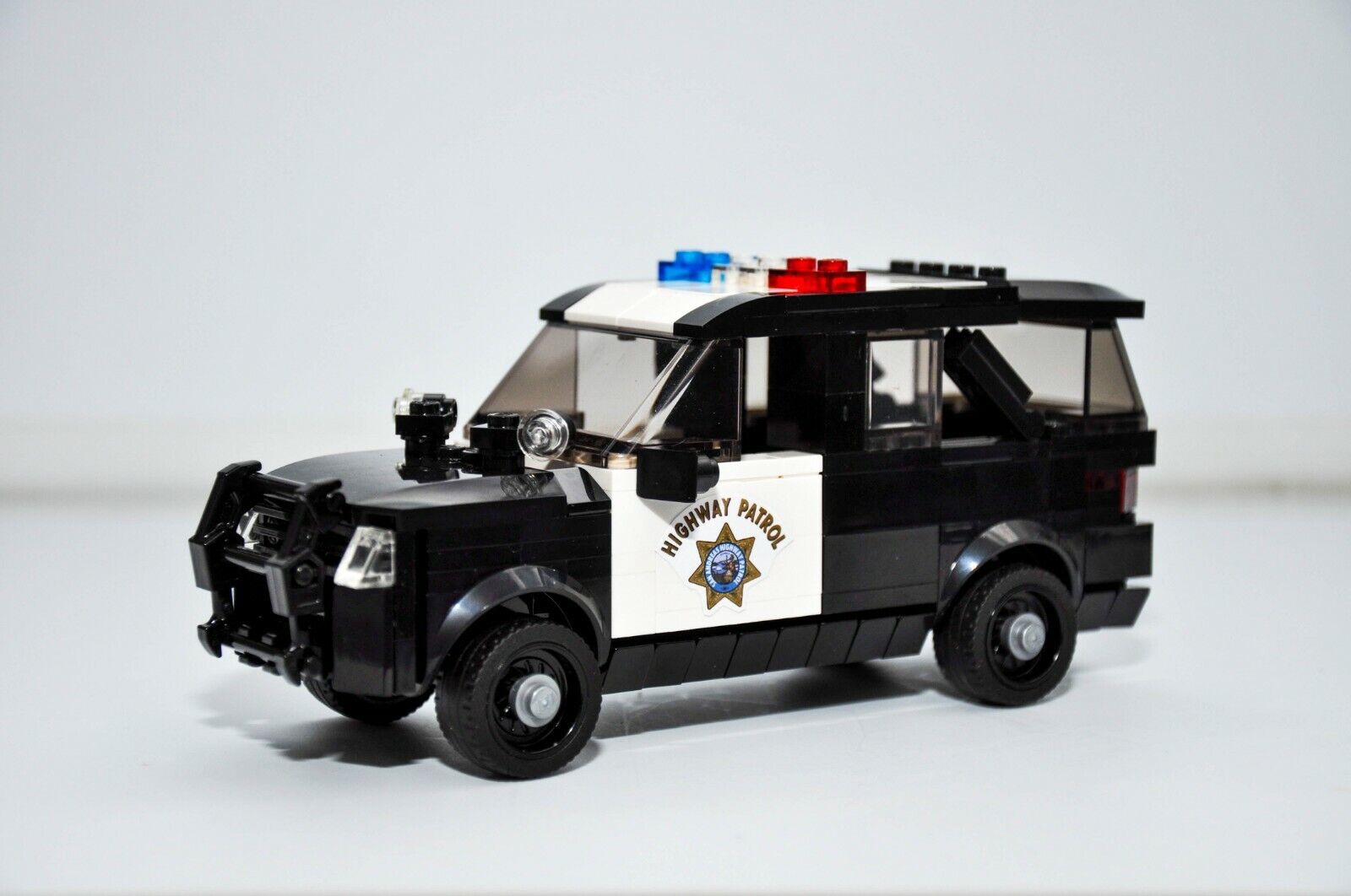 Custom Police Interceptor Utility Miami Dade White Compatible with LEGO®  Bricks