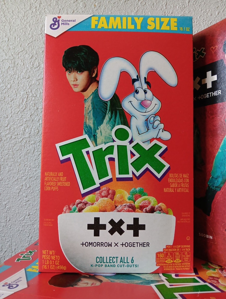 NEW TRIX CEREAL LIMITED EDITION TOMORROW X TOGETHER K-POP