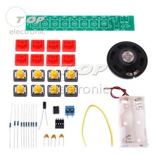 DIY Kit NE555 Electronic Component Parts Electric Piano Organ w/ Battery Box