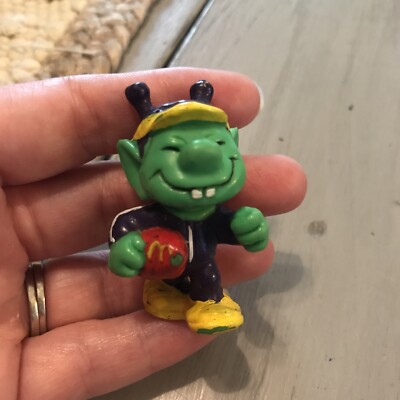 Vtg 1984 McDonalds Bully Astronik Lot Green Alien Happy Meal