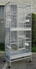 X-LARGE Double Stacker Bird Flight Breeder Cage Cockatiel Sugar Glider Cockatiel