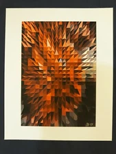 Russian Expressionism painting  Signed Petr Nemchinov "The Matrix" 2017